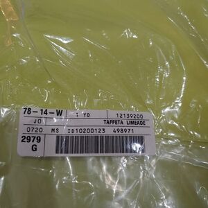 Taffeta limeade fabric